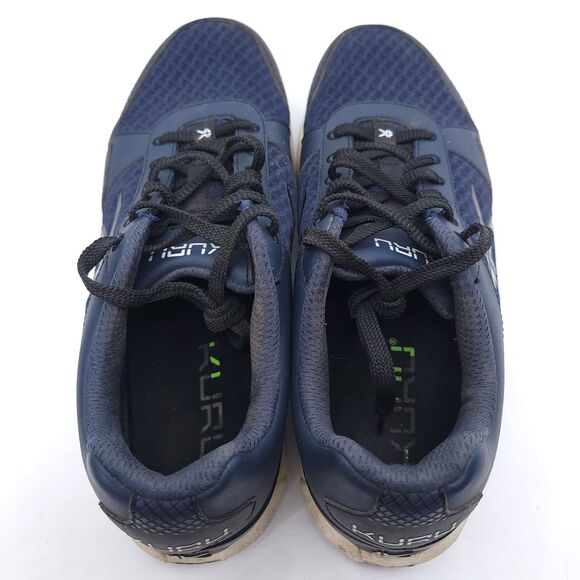 KURU Navy Blue Textile & Synthetic Quantum 101803100 Laced Sneakers Mens 10 Wide